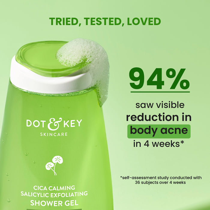 dotandkey cica calming salicylic exfliating shower gel - Image 4