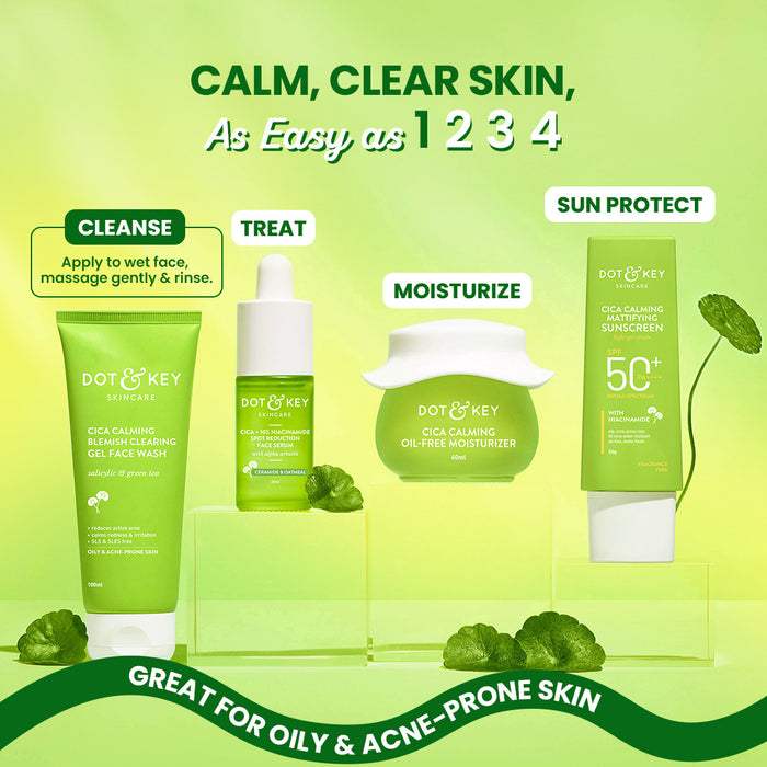 dotandkey cica calming blemish clearing facewash - Image 6
