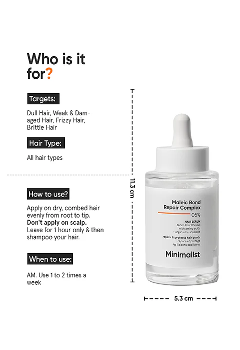 Maleic Bond Repair Complex 5% Hair Serum - Image 3