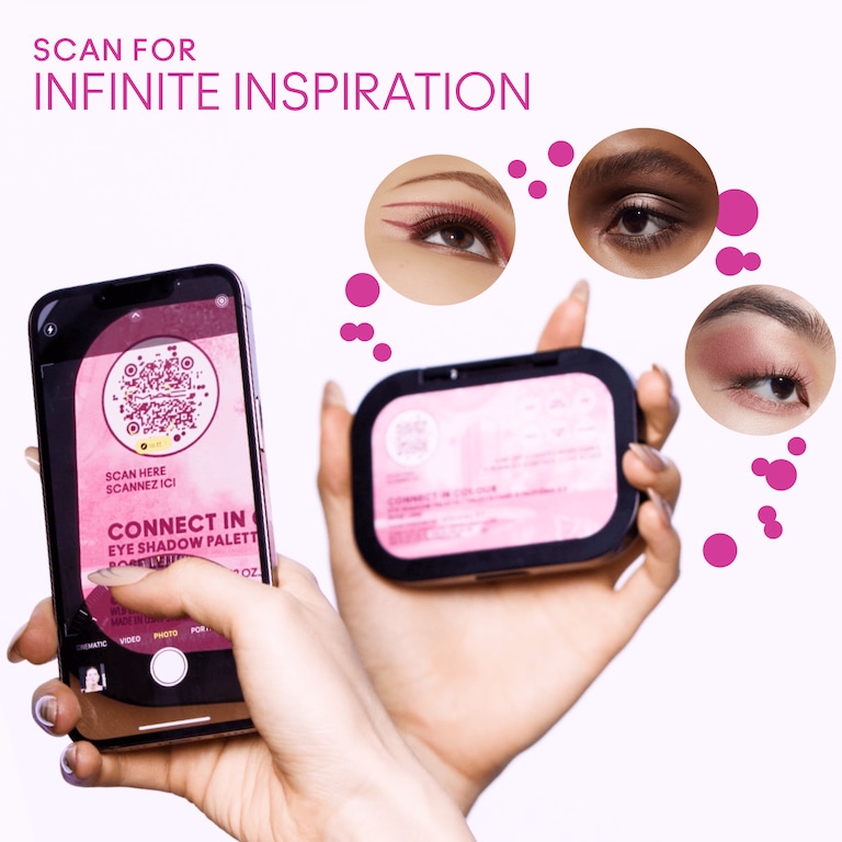 MAC connect in colour eye shadow palette rose lens - Image 6